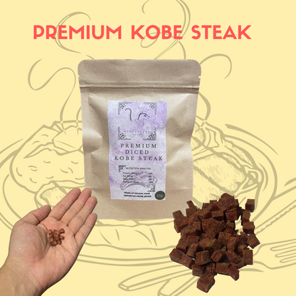 PETIVORE Premium Kobe Steak for Sugar Glider and Small Exotic Pet (Hamster, Squirrel, Chinchillas, Marmoset) Happy Treats, Snacks and Food (50g)